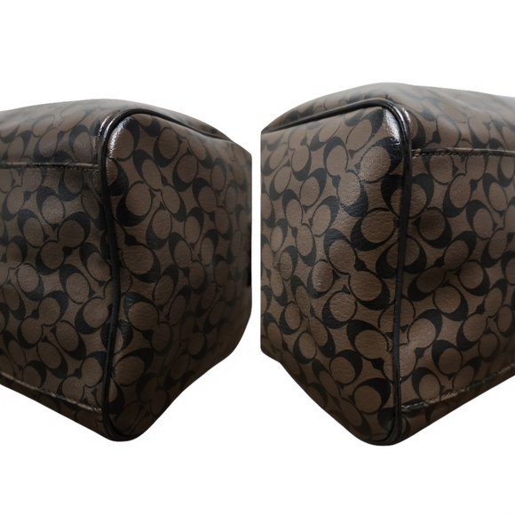 Coach (2010) Chelsea Heritage Stripe Signature Monogram Doctor Bag-EUC - Picture 8 of 15